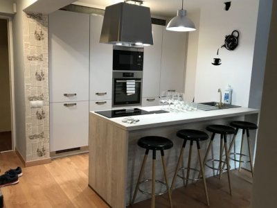 Квартира с одной спальней в Бенальмадене в 300 метрах от парка Палома.